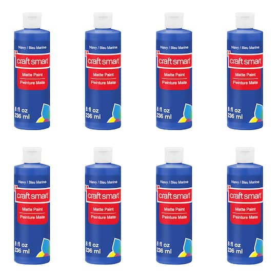 Michaels, 8 Pack: 8oz. Acrylic Paint by Craft Smart® – Category: Acrylic Craft Paints